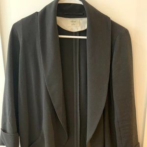 Wilfred Draped Black Blazer